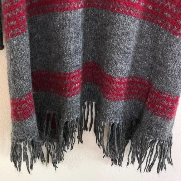 Anthropologie Moth striped open front duster cardigan with fringed trim size XS - Picture 7 of 10